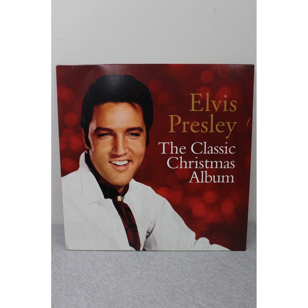 Elvis Presley Vinyl Record Unisex OS Red The Classic Christmas Album Holiday LP